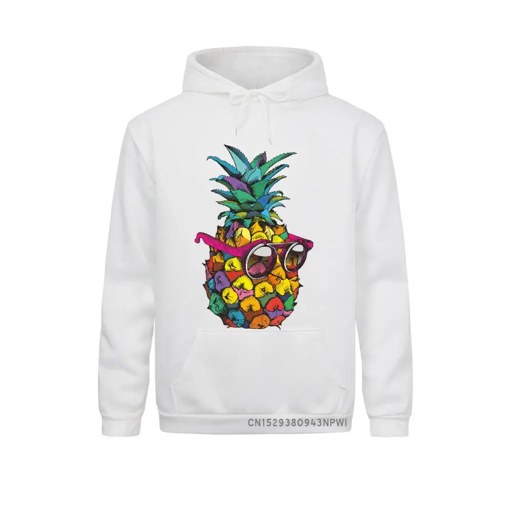 

2021 Men Winter Fashion Pineapple Printed Sweatshirt Long Sleeve Hood Basic Pullover Hipster Cool Design Customed Hoody