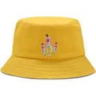 Панама для матери с ее близнецами, забавная Панама в стиле хип-хоп, японское аниме, складная пляжная кепка унисекс, Солнцезащитная уличная шапка