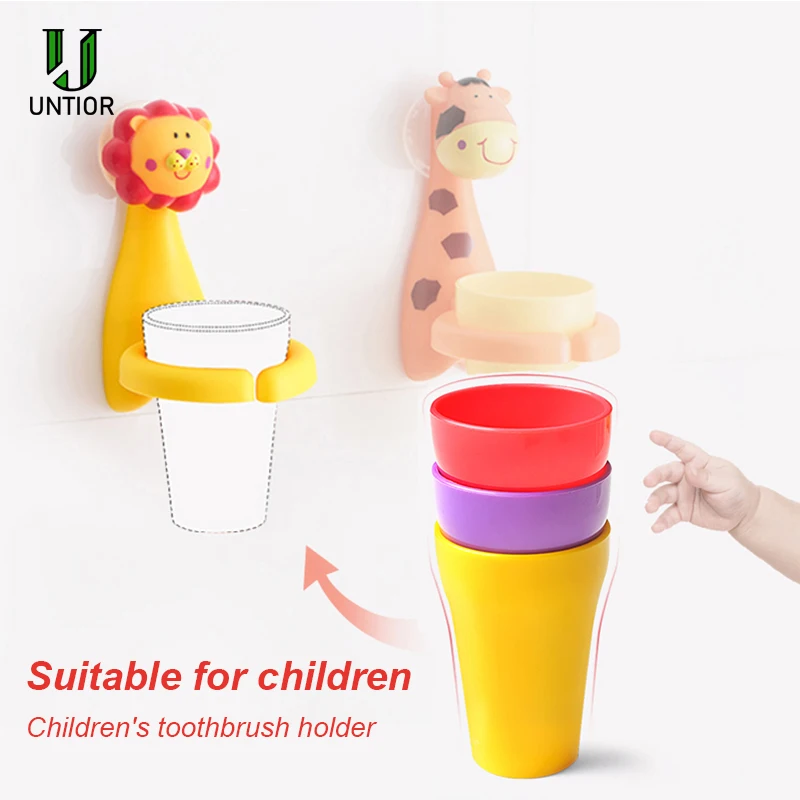 Детский настенный держатель для зубной щетки|Держатели зубных щеток и пасты| |
