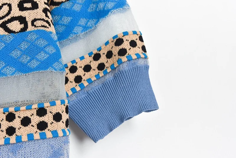 Женская трикотажная футболка с рукавом до локтя подиумная контрастных цветов