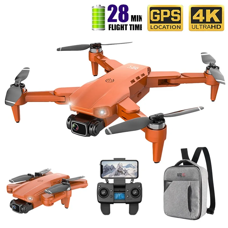 

Дрон L900 Pro 5G GPS 4K с HD-камерой FPV, время полета 28 минут, фоторасстояние 1,2 км, профессиональные дроны