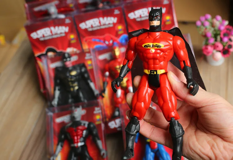 Экшн-фигурки Disney супергерои Марвел Мстители Железный человек Супермен Бэтмен