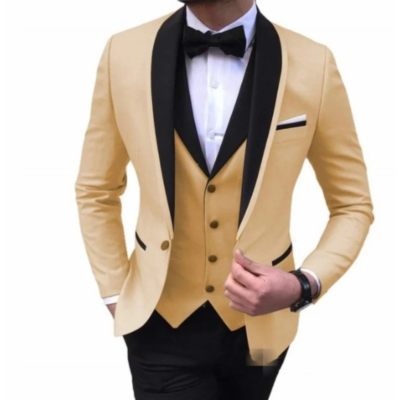 Модный новейший дизайн пальто брюки розовый мужской костюм Slim Fit смокинг жениха 3 шт. индивидуальный заказ Свадебные Костюмы Блейзер комплект - Цвет: as picture