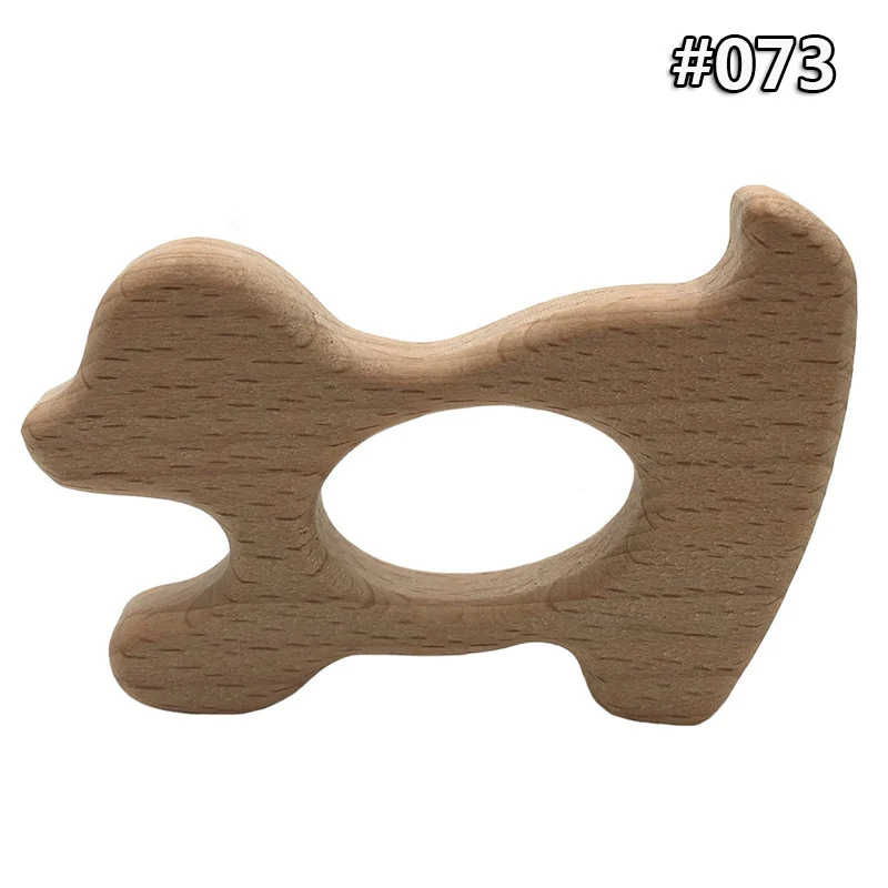 Wood Teether -073 Детское дерево Прорезыватель еды деревянное ожерелье Черепаха коала Кит Форма черепаха безопасные игрушки Сертификация новорожденный деревянный Прорезыватель - Цвет: Wood Teether -073