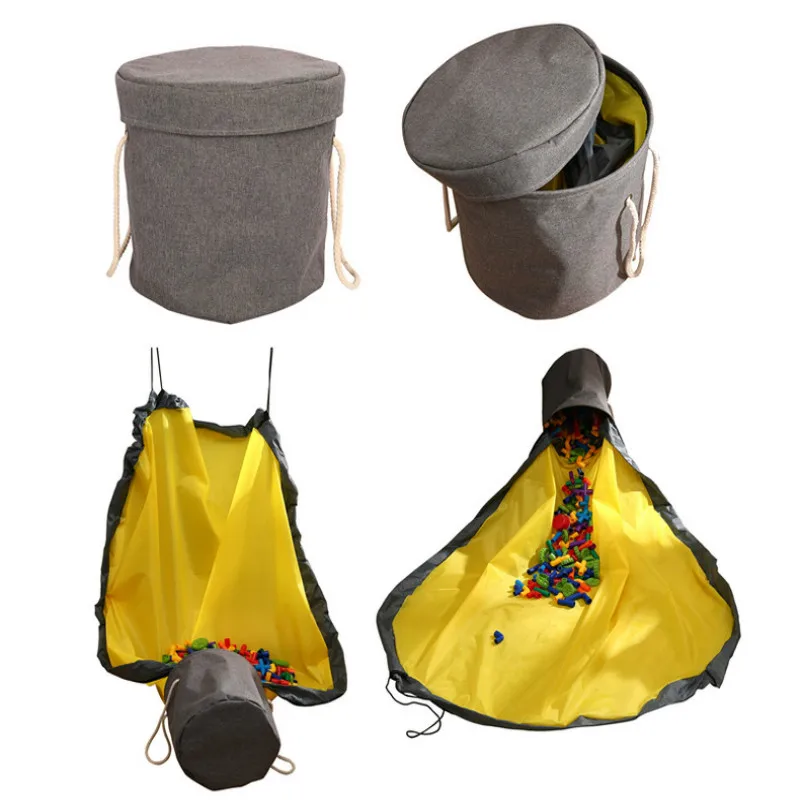 Сумка для хранения игрушек 50/150 см контейнер чистки органайзер игрового коврика