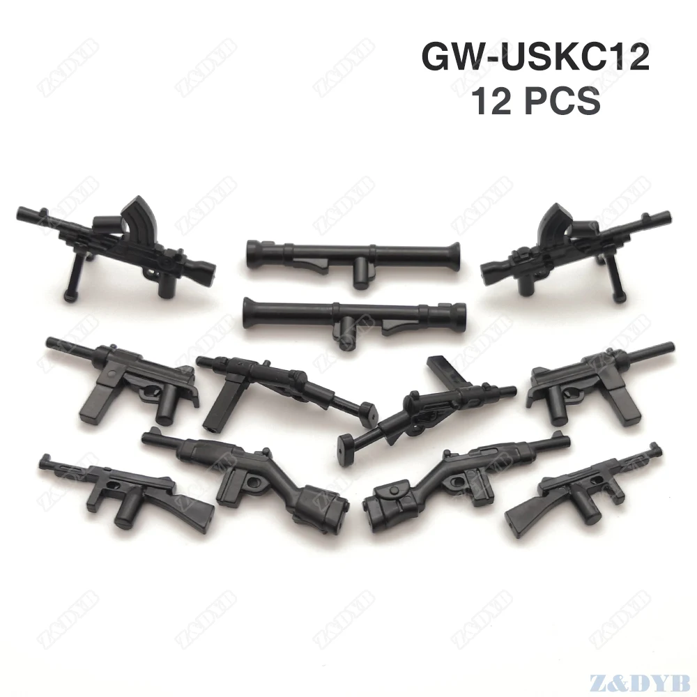 DIY PPSh DP28 MP40 WW2 пистолет военное оружие Мини солдат MOC аксессуары часть Блокировка