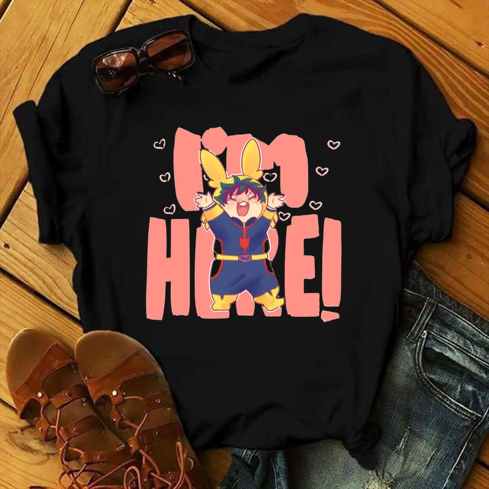 

My Hero Academia Anime Black T Shirt Kawaii Boku No Hero Academia Kawaii Himiko Toga Graphic Tees Women Summer Tops Clothes