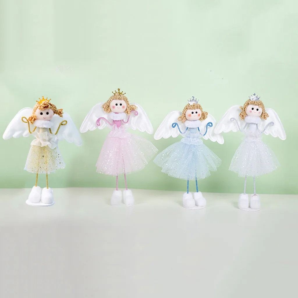 Милый ангел плюшевая кукла для девочек рождественская подвеска детский