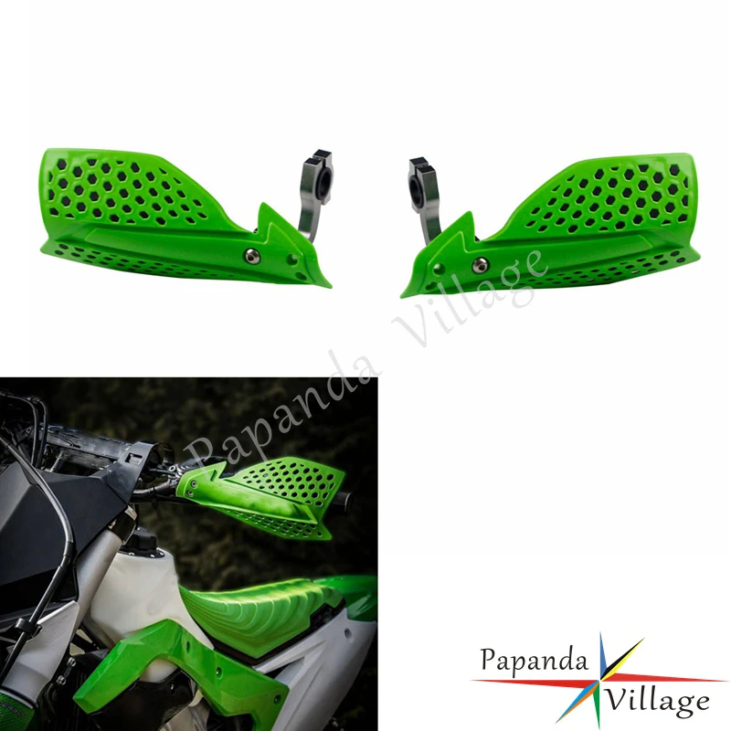 Защитные накладки для мотокросса зеленые 22 мм 28 квадроциклов TTR CRF YZF WRF KXF