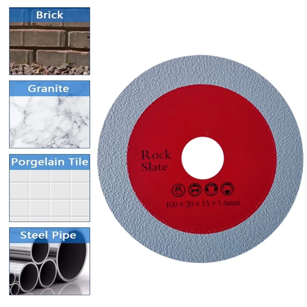 

100*20*1.6mm Ultra-Thin Diamond Cutting Disc Cut Glass Marble Cutting Disc For Granite Marble Concrete Stone Cutting Disc