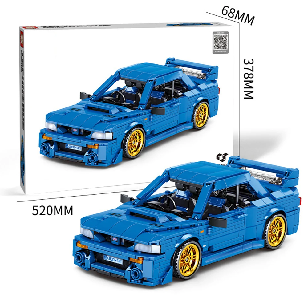 

Creator Expert High-tech City Racing Car Series 22B Version 896 PCS RSR SUV GTE Moc Modular Bricks Model Building Blocks