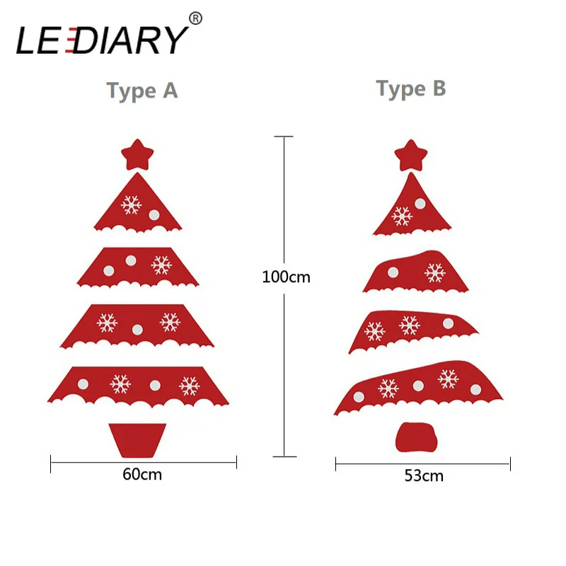 Светодиодный Diary DIY светодиодный светильник s Рождественская елка 100 см нетканое