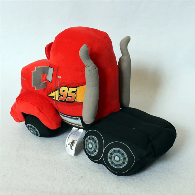 

1piece 25cm Disney Car Story 2 Trailer mark Mack car story Cars Lightning McQueen plush toy doll
