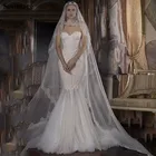 Женское свадебное платье в стиле бохо, со съемными кружевами