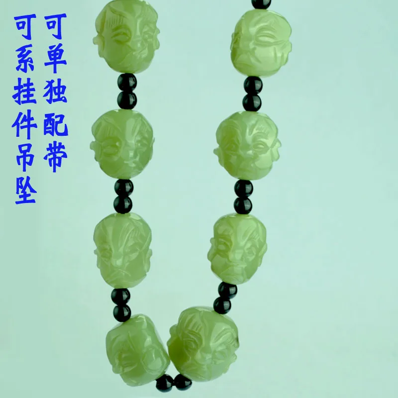 Мужское ожерелье из нефрита и pe Rohan кулон натурального 18 дюймов|Подвески| |