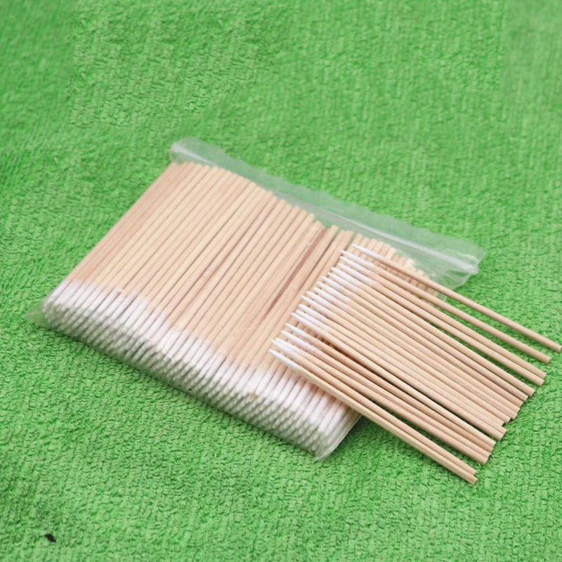 300 шт. деревянные ватные тампоны косметика Перманентный макияж здоровье