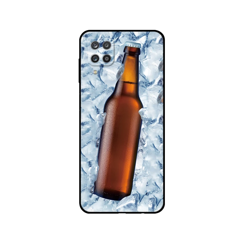 For Samsung A12 Case 6.5 inch Phone Cover For Samsung Galaxy A12 SM-A125F a125 Bumper black tpu case russian cut funny design