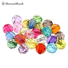 DoreenBeads 500 шт случайно смешанные цвета акриловые прозрачные граненые круглые бусины с Отверстием Аксессуары для ювелирных изделий 6 мм (28 