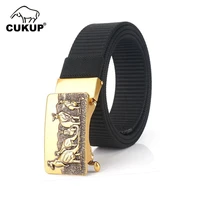 cukup mens unique design kangaroos pattern zinc buckle quality canvas belts fashion nylon belt new accessories for men cbck220