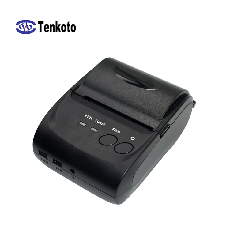 Карманный Bluetooth принтер 58 мм термопортативный чековый для билетов Android IOS