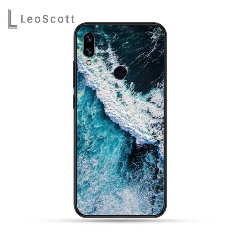 

Waves big sea landscape Phone Case For Xiaomi Redmi Note 4 4x 5 6 7 8 pro S2 PLUS 6A PRO