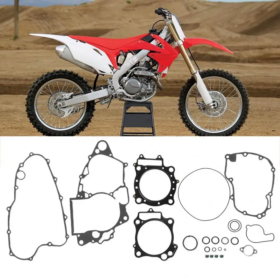 Комплект уплотнительных прокладок для мотоцикла с верхним дном подходит Honda CRF450R