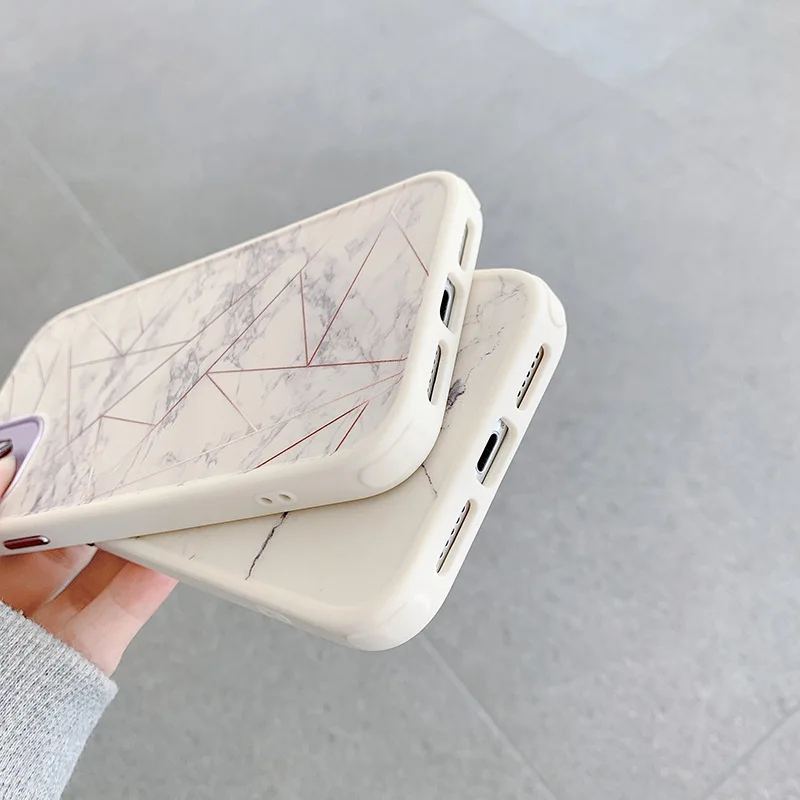 

Marble Shockproof Phone Case For iPhone 11 Pro Max X XR XS Max 7 8 Plus SE2020 12 Mini Soft TPU Back Cover Coque Funda Gift