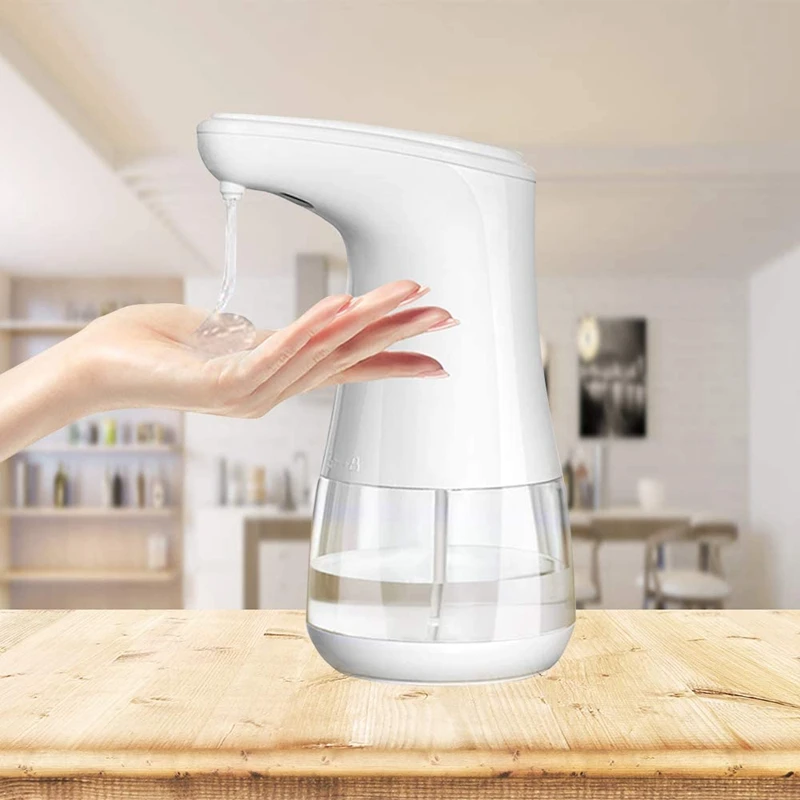 

Automatic Liquid Hand Soap Dispenser - 12.2 Fl.Oz Contactless Countertop Soap Dispenser Sensor Bottle for Home Bathroom