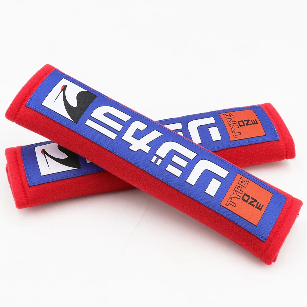 2 шт. ложка Спорт JDM Стиль хлопковая Накладка для ремня безопасности Мягкие