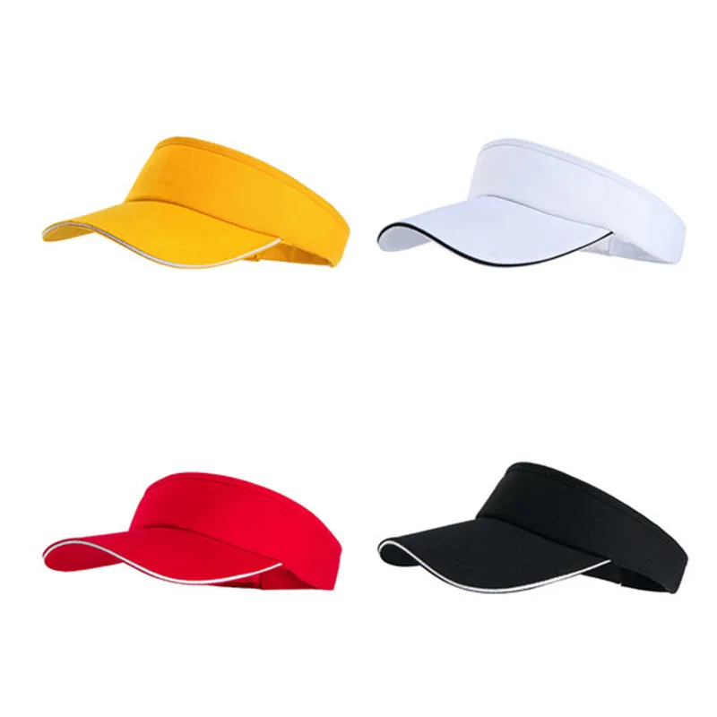 Кепка с козырьком для мужчин и женщин Регулируемая от солнца тенниса занятий