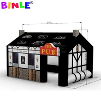 new arrival portable 5x4m inflatable pub inflatable bar tent house for outdoor party