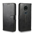 Роскошный чехол для Moto E6 E7 G7 G8 G9 Play Plus Power Lite, кожаный чехол с откидной крышкой и отделением для карт, силиконовый чехол для телефона