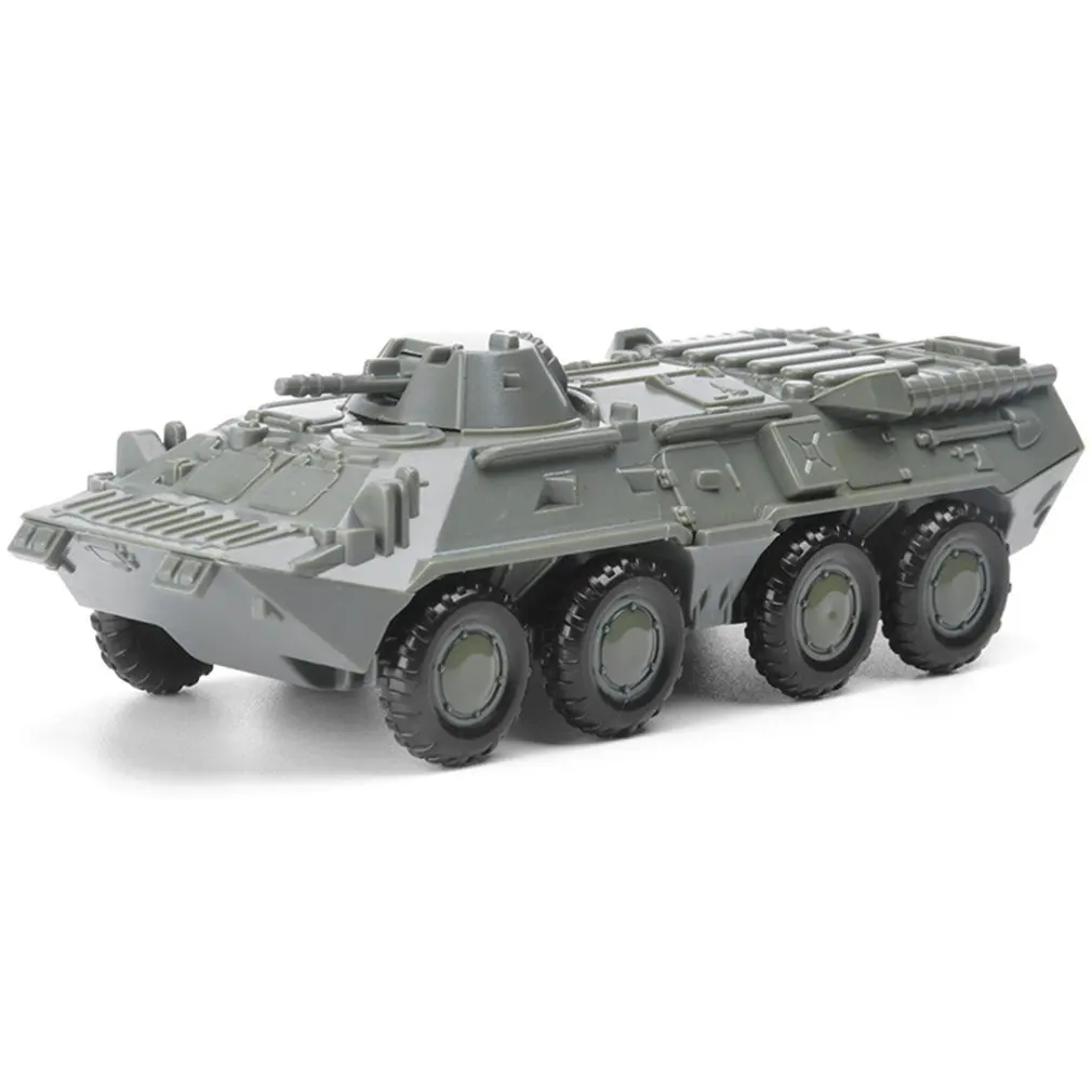 1:72 BTR 80 колесные бронированные машины без клея 4D сборки модели в стиле милитари
