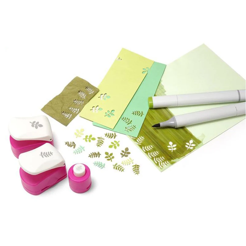 Волнистый инструмент для хобби искусственный Перфоратор с 1 листьями 2 3