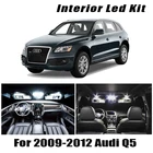 13x белые Внутренние светодиодные лампы Canbus Kit для 2009 2010 2011 2012 Audi Q5 аксессуары для Карты Купольная лампа для подсветки номерного знака