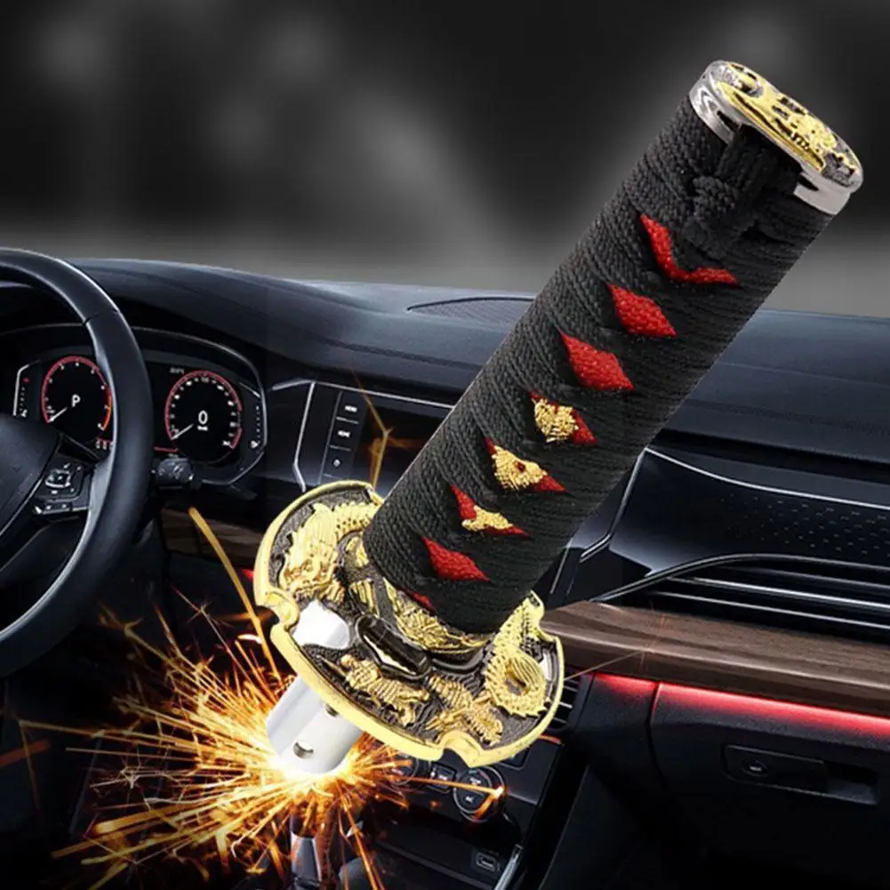 

Universal JDM Samurai Sword Shift Knob 200mm / 260mm Knob Knife Gearshift Shift With Car Head Adapter Samurai E1J4