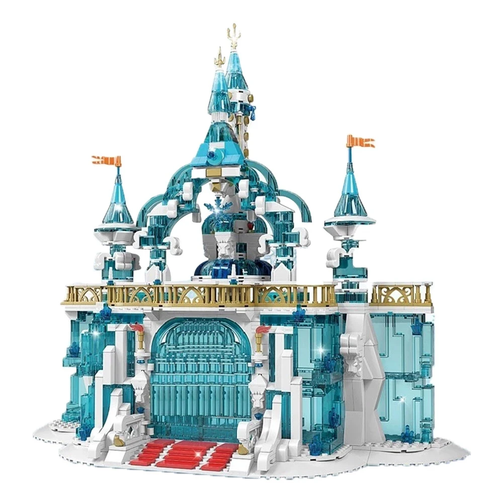 

2021 Fairy Princess Castle Palace Model Creative Building Blocks Bricks Romantic Kit DIY Assembly Toys For Girls
