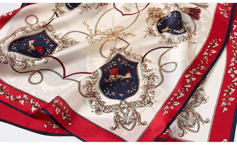 Европейский и американский стиль, шелковый шарф, весна-лето, натуральный шелковый шарф, цветочный животный узор, роскошный женский Шелковый шарф