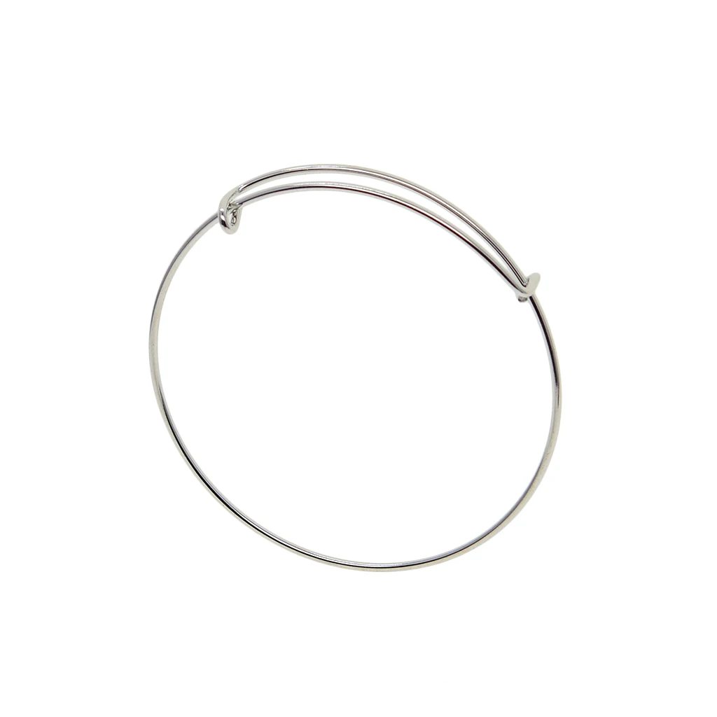 

6x латунная Растяжимая основа для браслета Регулируемая проволока для браслета DIY ювелирных изделий