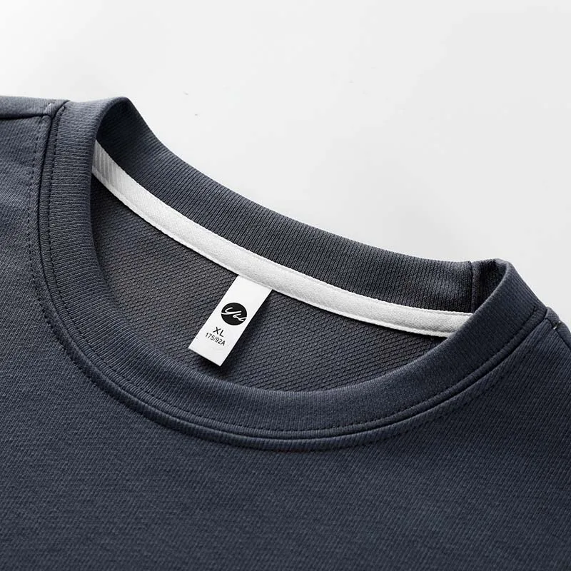 

2021 New Spring Autumn Crewneck Sweatshirt Mens Hip Hop Colorblock Solid O-neck Shirt Fashion Clothing Men Skateboard Sweatshirt