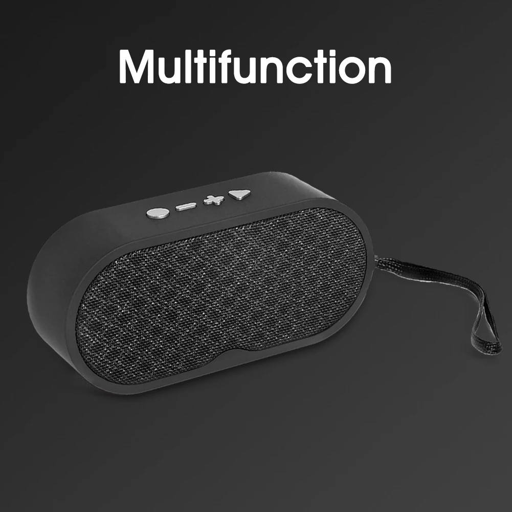 

Portable Bluetooth Speaker FM Radio Speaker with Mic Supports USB/TF Card/AUX