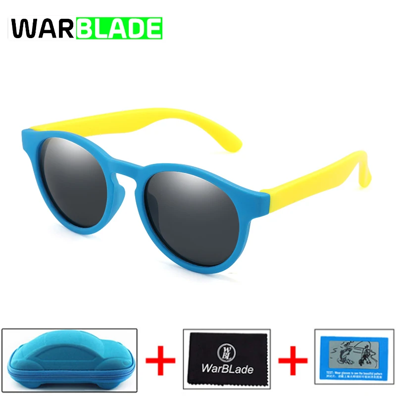 Детские солнцезащитные очки WarBLade 2020 поляризационные Круглые Солнцезащитные для