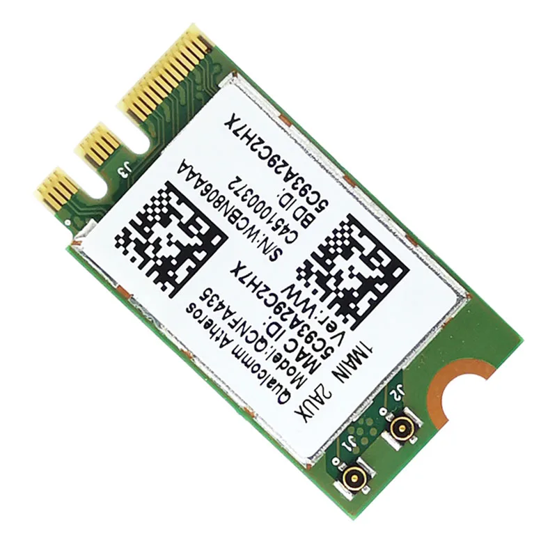 Беспроводная карта адаптера для Qualcomm Atheros QCA9377 QCNFA435 802.11AC 2 4G/5G NGFF WIFI Bluetooth 4 1|Сетевые