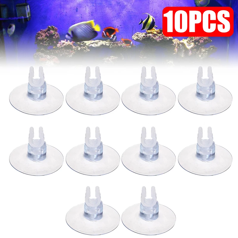 

10pcs Aquarium Fish Tank Suction Cups Sucker Holders For Air Line Tube Hose Pump Holder Aquarium Tools Accessories