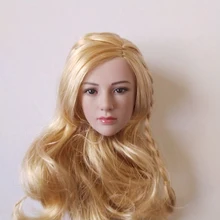 1/6 Valkyrie Profile Head Sculpt Norway Blond Hair Female Soldier Beauty Head Carving for 12in Tbleague Phicen Doll Body Toy