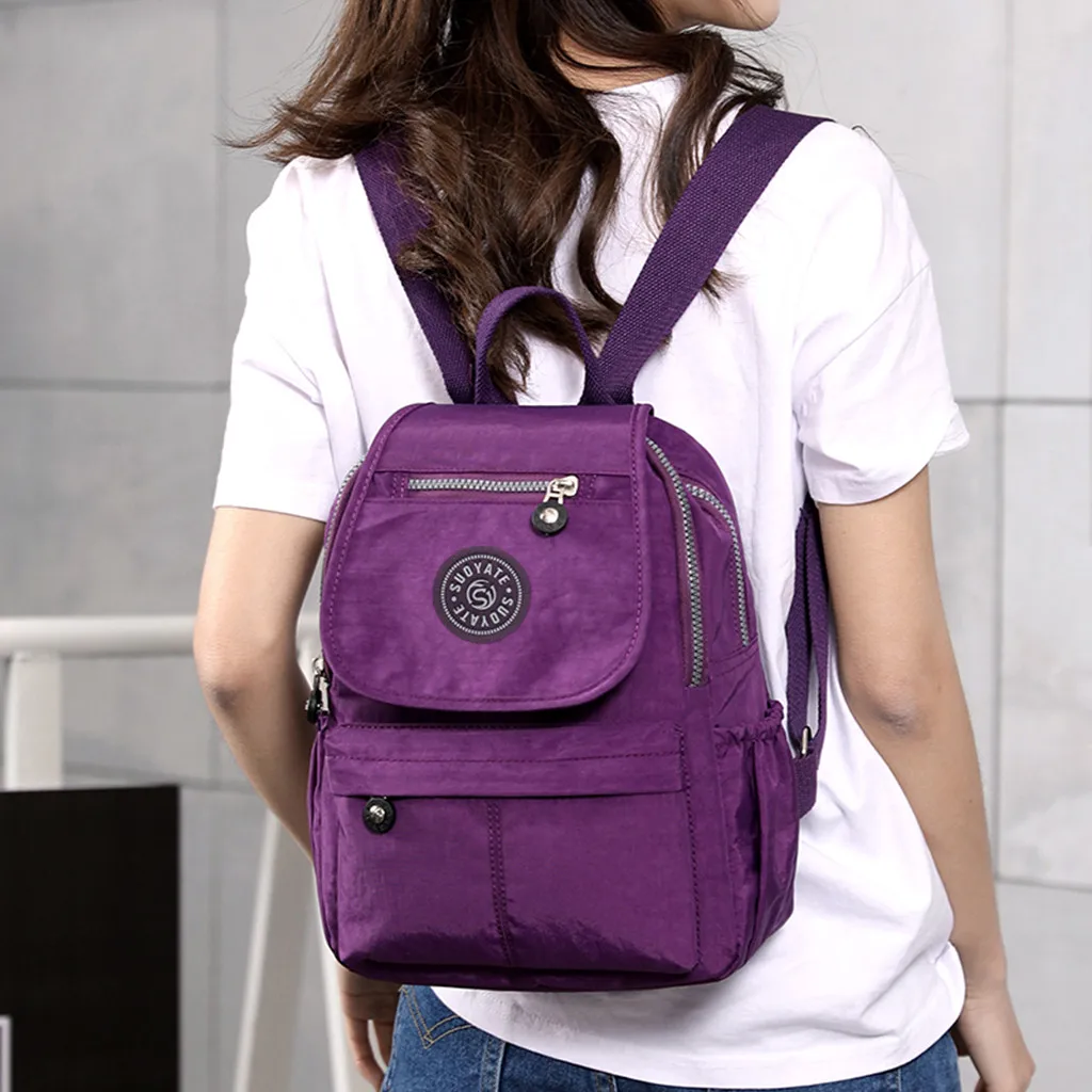 Aelicy Women Backpack Waterproof Large Capacity Female Backpacks For Teenage Girls Drawstring Travel Bag Holographic Backpack