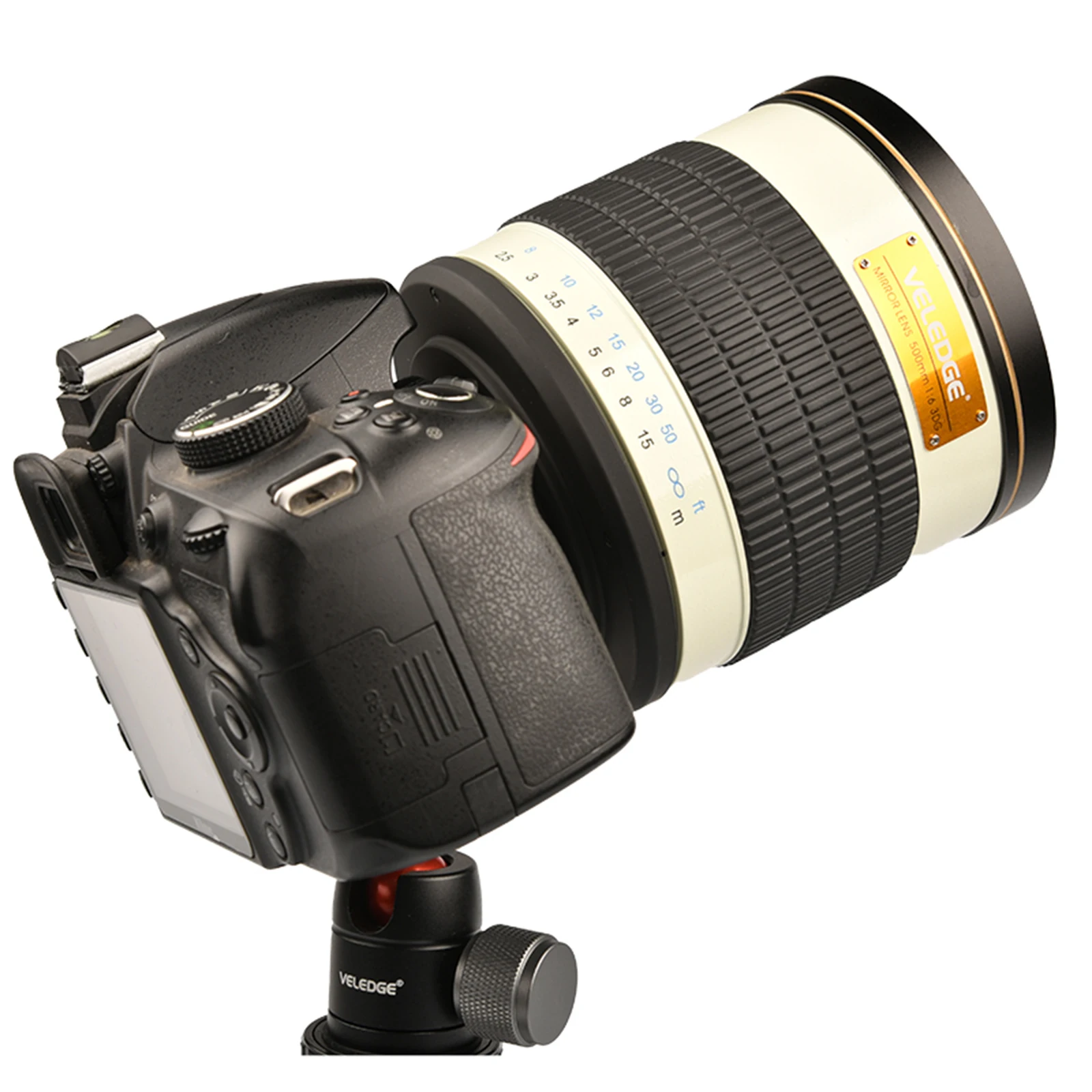 500 мм F/6 3 T-крепление телеобъектив зеркальный объектив для Canon 450D 550D 60D 70D 6D складной