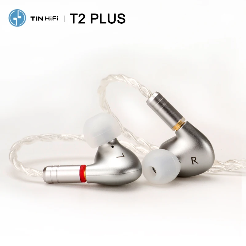 Tinhifi T2 PLUS / pro HiFi аудио двойной динамический наушник IEM со съемным кабелем