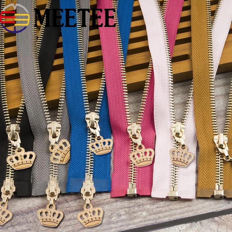 Металлическая молния с короной 1 шт. 85 см 120 5 # экологичное открытое пальто куртки