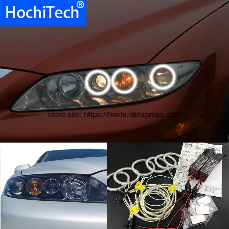 HochiTech белый 6000 К CCFL головной светильник Halo ангел демон глаза комплект ангела для